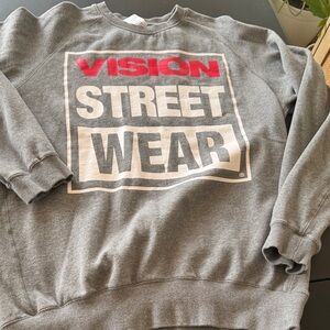Vision Street Wear XXL Gray Sweatshirt